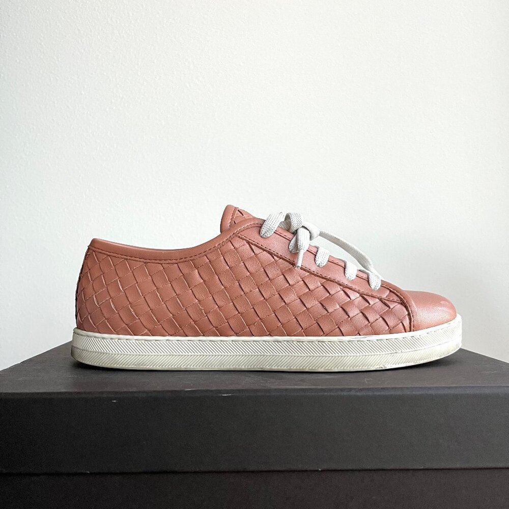 BOTTEGA VENETA Intrecciato Weave Leather Sneaker